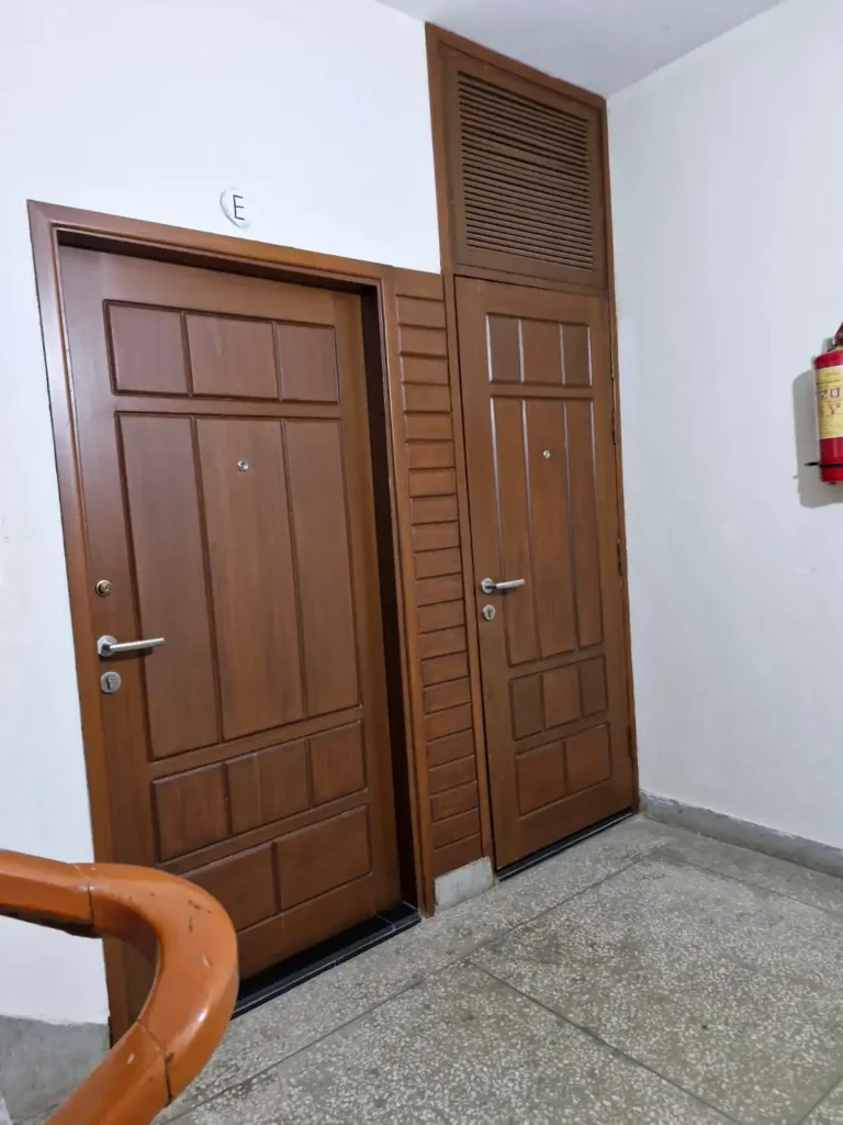 Wooden door supply and installation for a residential project in Karachi